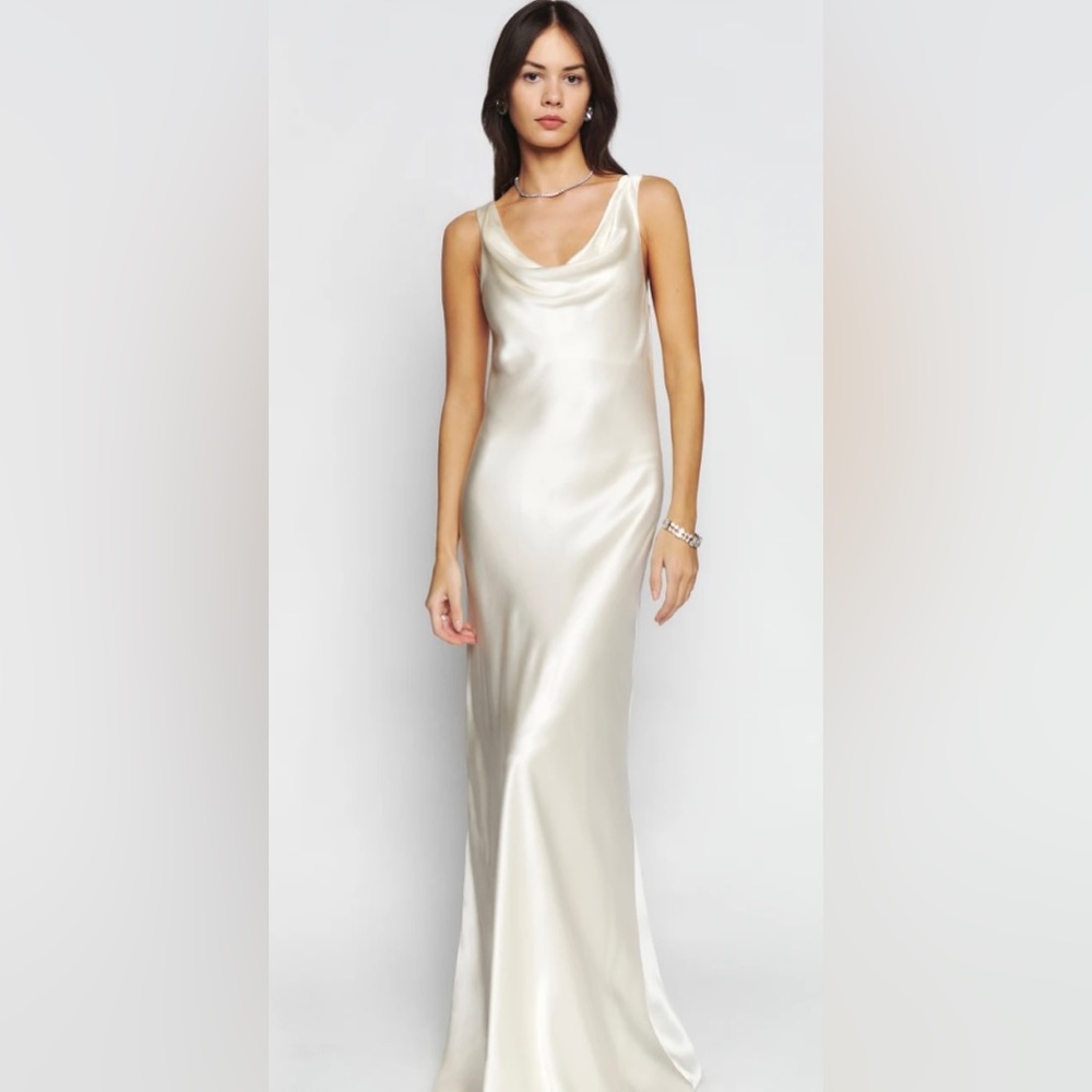 Reformation Annabelle Silk Dress